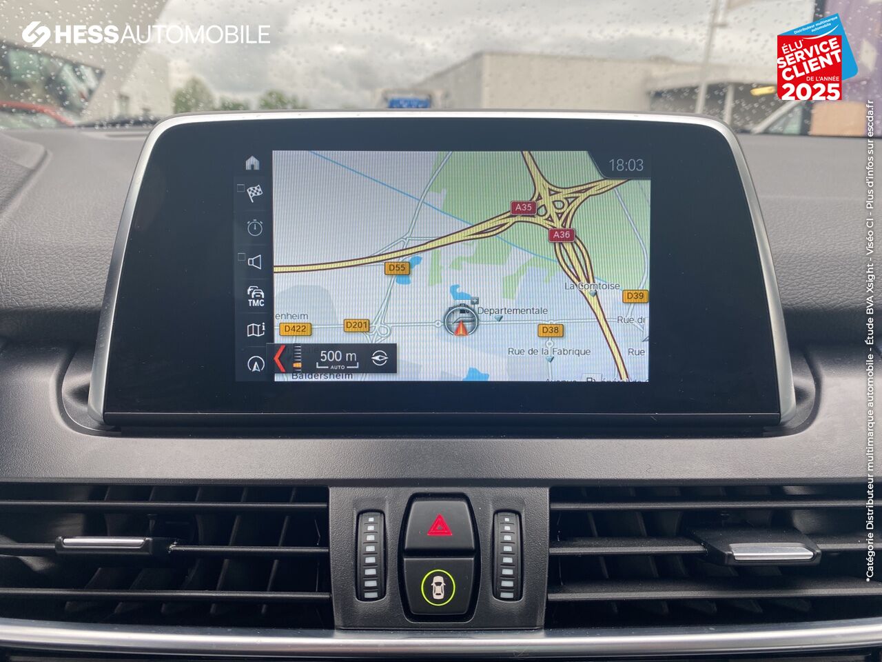 Véhicule d'occasion BMW SERIE 2 GRAN TOURER 216I 109CH SPORT 7 PL GPS CAMERA SIEGES CHAUF LED chez BMW Mulhouse