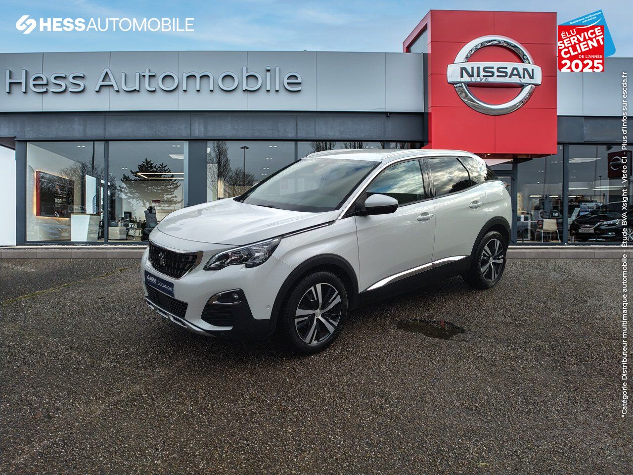 Véhicule d'occasion PEUGEOT 3008 1.2 PURETECH 130CH E6.C ALLURE SS EAT8 chez Renault Saint-Louis